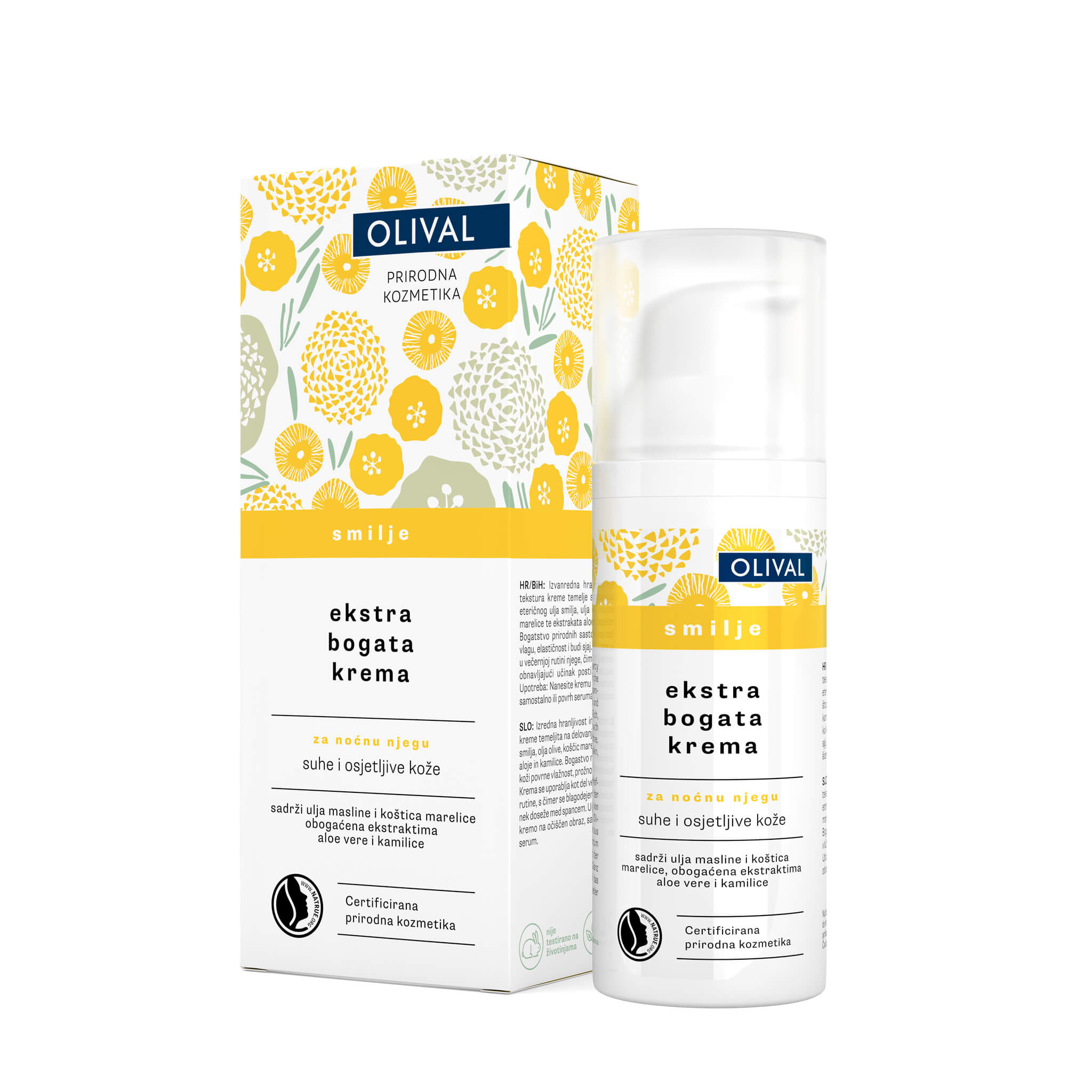 Olival Ekstra bogata krema smilje 50 ml Olival Ekstra bogata krema smilje 50 ml