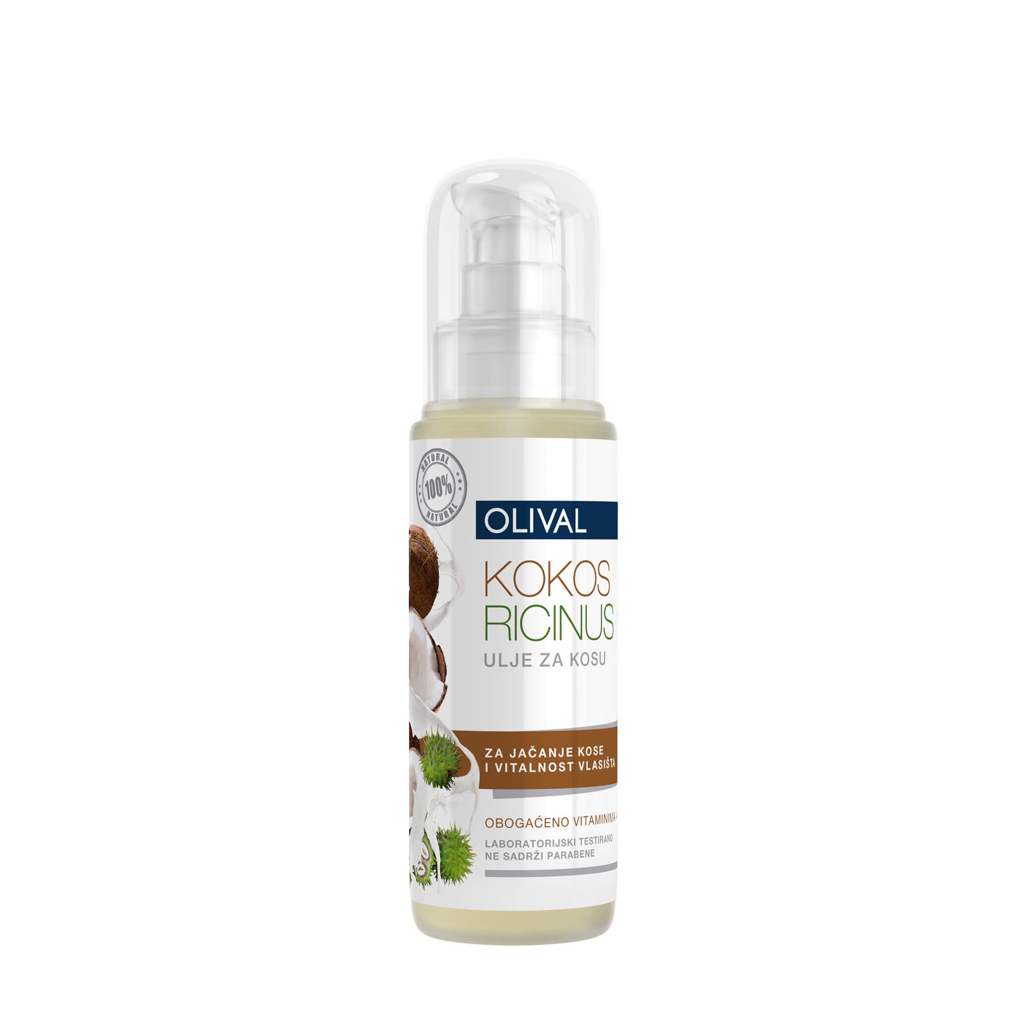 Olival Kokos ricinus ulje za kosu 60 ml Olival Kokos ricinus ulje za kosu 60 ml