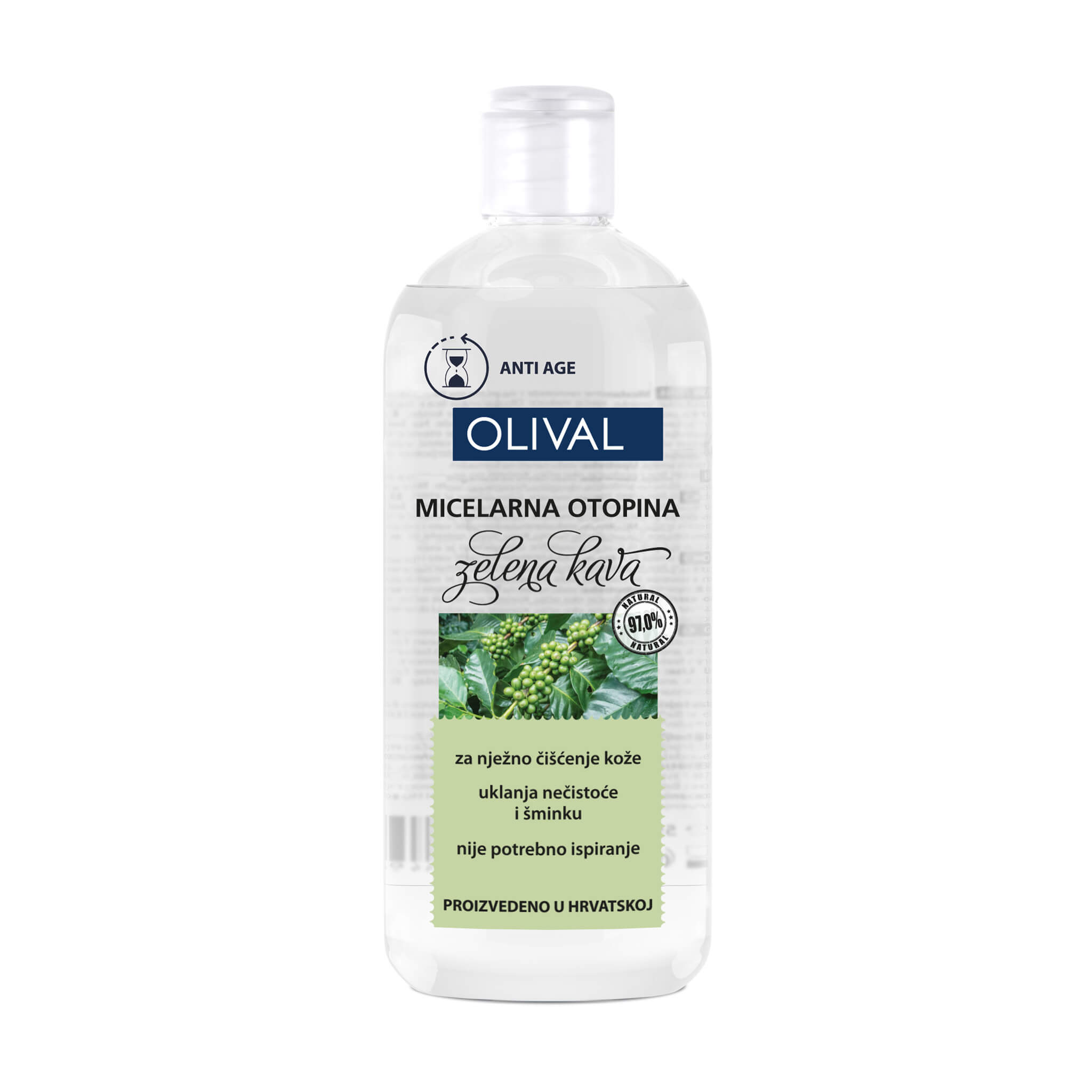 Olival Micelarna otopina sa zelenom kavom 200 ml Olival Micelarna otopina sa zelenom kavom 200 ml