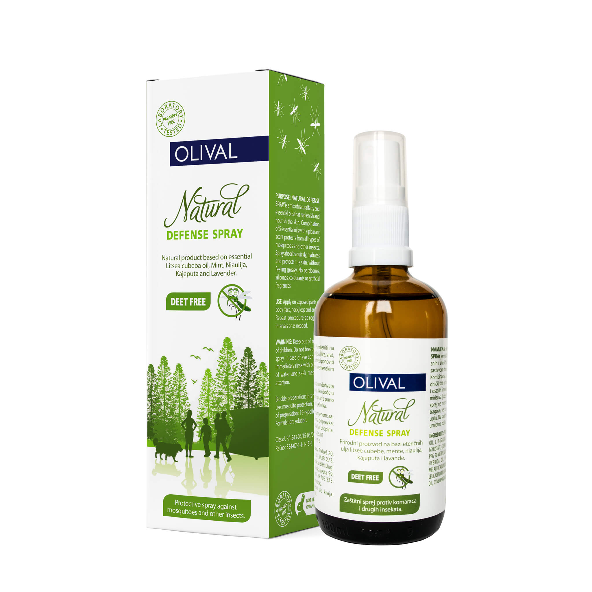 Olival Natural defense sprej protiv komaraca 100 ml Olival Natural defense sprej protiv komaraca 100 ml